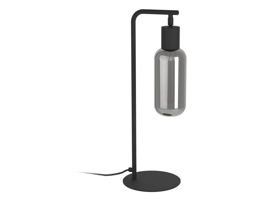 EGLO MAIONE TISCH E27 SCHWARZ/HOLZ/GRAU