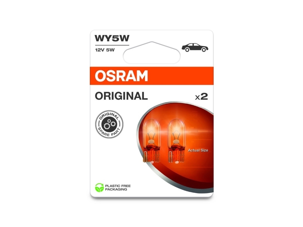 Osram Automotive 4062172395946 Signal lyskilde Original Line WY5W 5 W 12 V