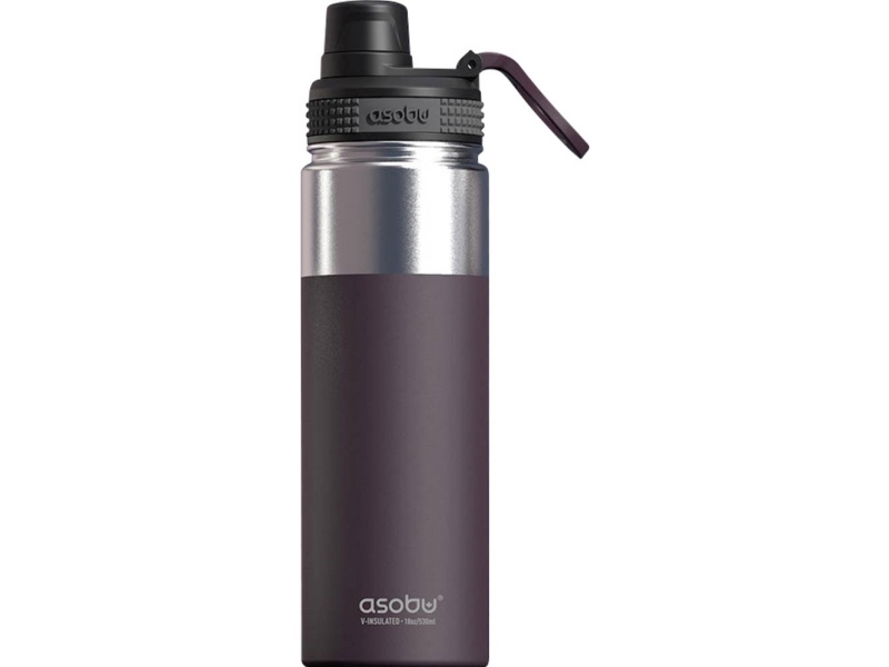 Asobu Alpine Flask, 530 Ml, Vandring, Bourgogne, Rustfrit Stål, Voksen, Mand/Kvinde