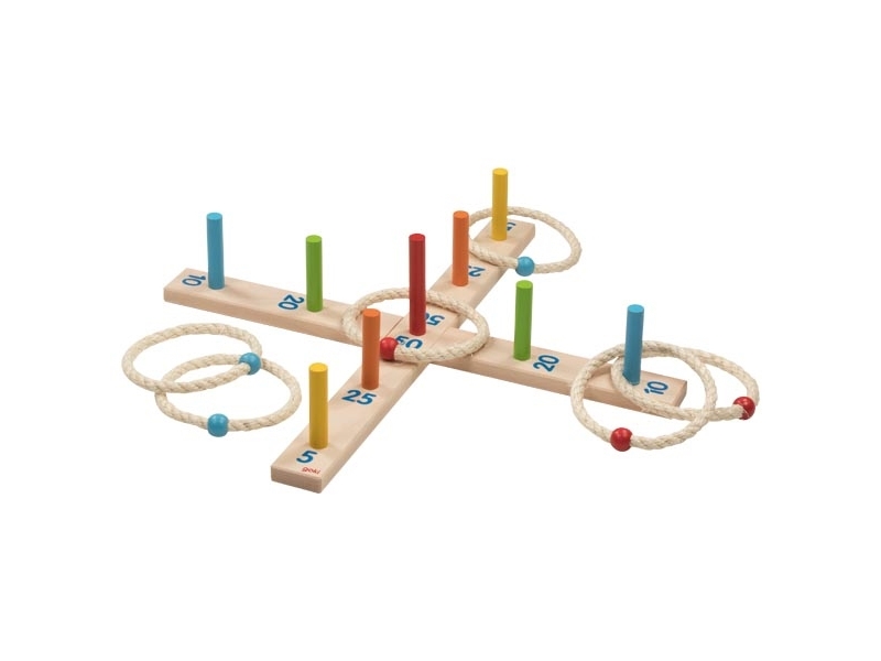 Goki Hoopla Game With 6 Sisal Rings, Wurf-Ring, 3 Jahr(E)