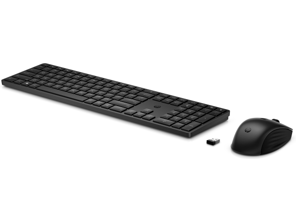 Hp 650 Wireless Keyboard And Mouse Combo, Kabellos, Rf Wireless, Membran Key Switch, Azerty, Schwarz, Maus Enthalten