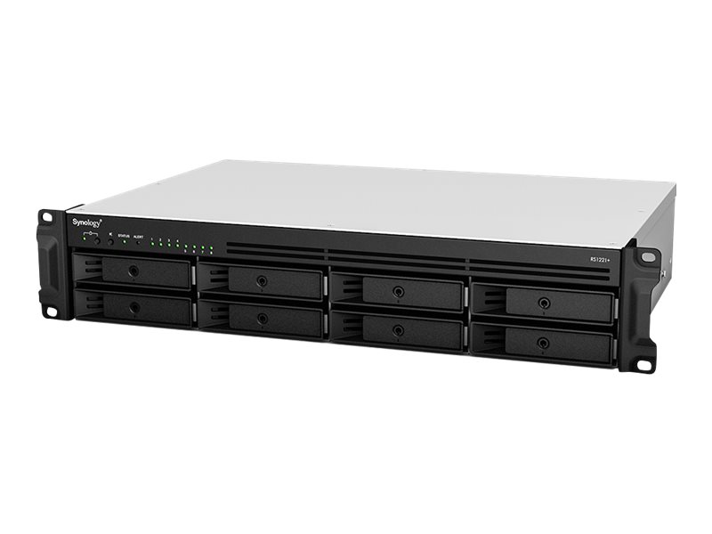 Synology Rackstation Rs1221+, Nas, Rack (2U), Ryzen Embedded, V1500b, Schwarz