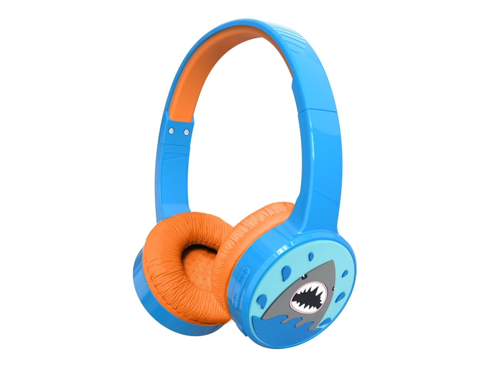 Denver Bth-107Bu - Hovedtelefoner Med Mik. - Fuld Størrelse - Bluetooth - Trådløs, Kablet - 3,5 Mm Jackstik - Blå
