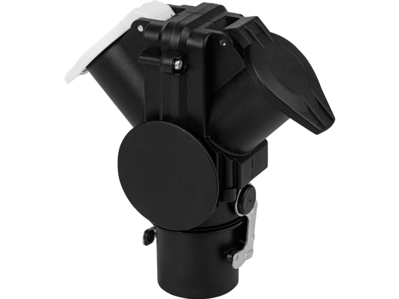 SecoRüt EP240.01 Anhænger adapter [Anhænger-stikdåse 15-polet - 7-polet type N , Stikdåse 7-polet type S ] Plastic