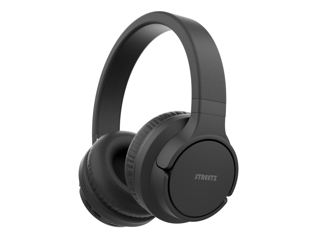 Streetz Streetz BT510 Bluetooth støjreducerende hovedtelefoner, sort BT510-BLK Modsvarer: N/A