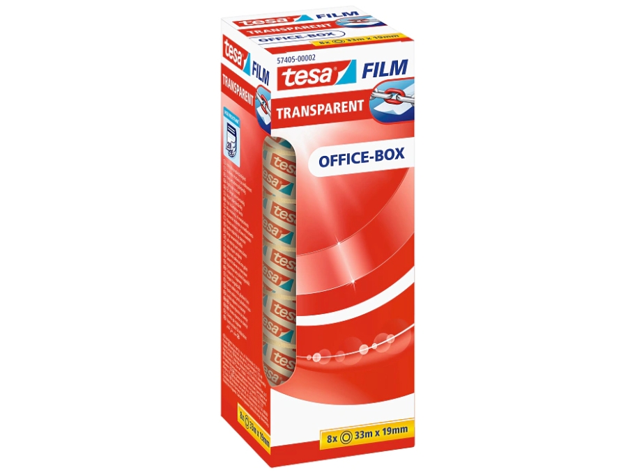 TESA 57405-00002-01, Läpinäkyvä, Polypropeeni (PP), 33 m, 19 mm