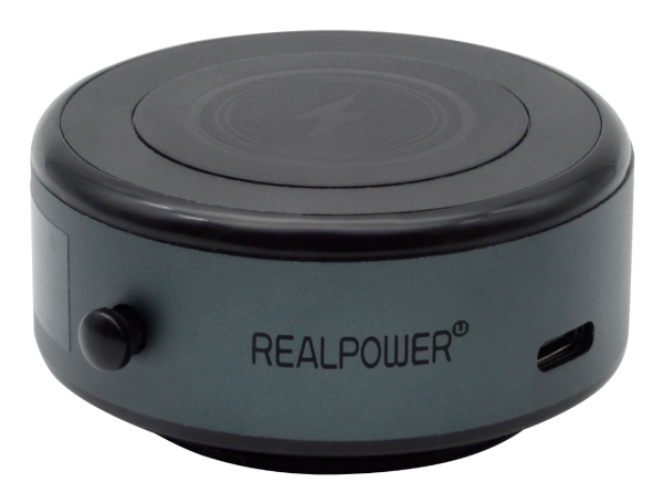 Realpower Chargeair Mag Car, Mobiltelefon/Smartphone, Passiv Holder, Bil, Sort