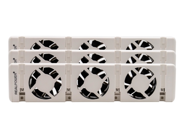 Realpower Hl-3, Blæser Med Elektrisk Områdevarmer, Indendørs, Gulv, Hvid, 100 - 240 V, 50/60 Hz