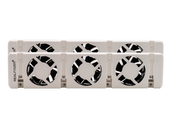 Realpower Hl-2, Blæser Med Elektrisk Områdevarmer, Indendørs, Gulv, Hvid, 100 - 240 V, 50/60 Hz