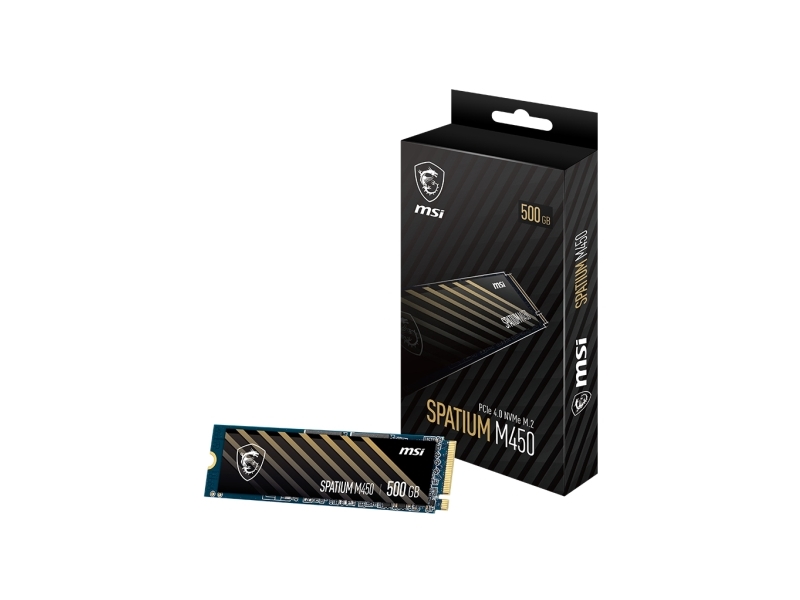 Msi Spatium M450 Pcie 4.0 Nvme M.2 500Gb V1