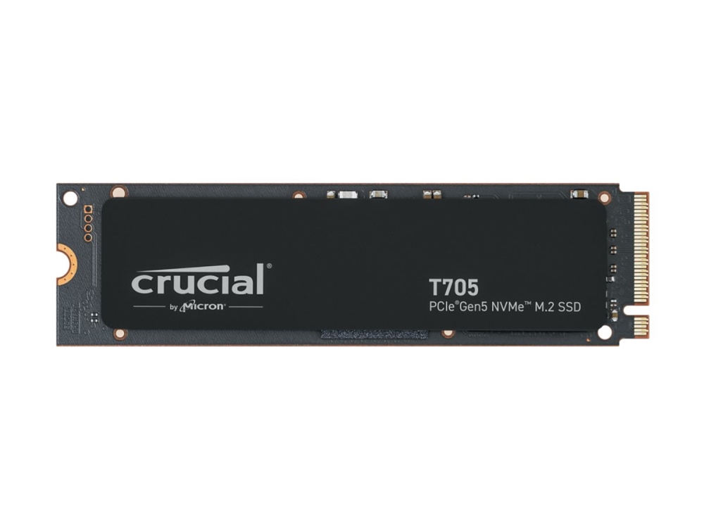 Crucial T705 - Ssd - Krypteret - 4 Tb - Intern - M.2 2280 - Pci Express 5.0 (Nvme) - Tcg Opal Encryption 2.01