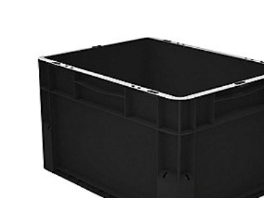 EuroClick Eurokasse 20L, Rec - antracit grå, 400x300x235mm - u/håndtagshuller | Verktyg & Verkstad - Förvaring i verkstad - Förvaringsboxar | GameStuff