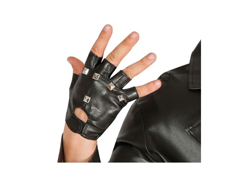 Lederhandschuh Mit Nieten