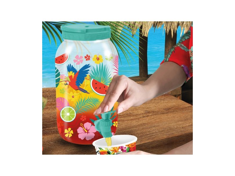 Tropischer Getränkespender, 4 Liter