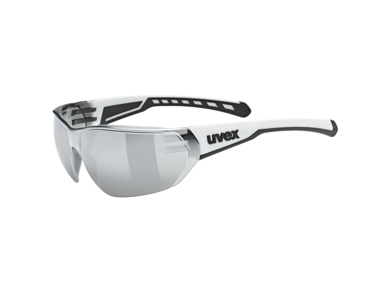 Uvex equate vit matt / spegel silver | Cykling - Kläder - Cykelglasögon | GameStuff