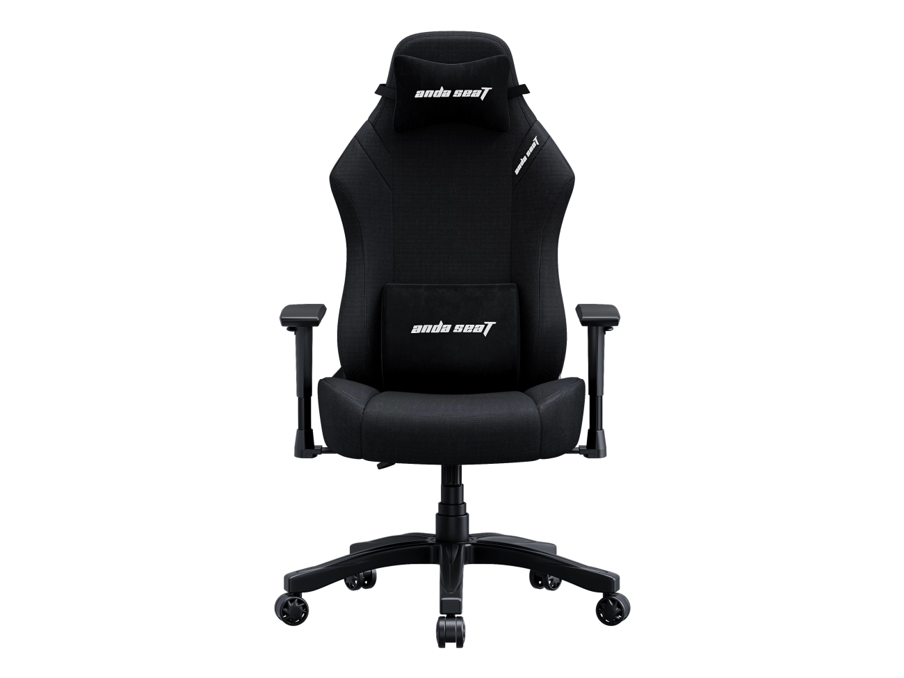 Anda Seat Luna, Gaming Lænestol, 120 Kg, Polstret Sæde, Polstret Ryglæn, 180 Cm, Sort