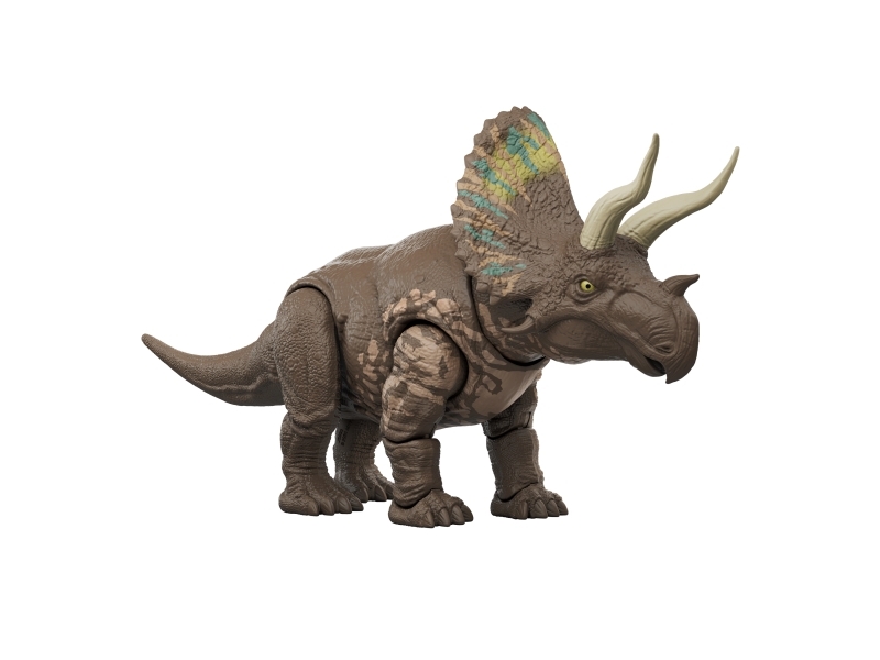 Jurassic World GIGANTIC THRASHERS Eotriceratops, 4 År, Brun, Plast | Leksaker - Figurer & Dockor | GameStuff