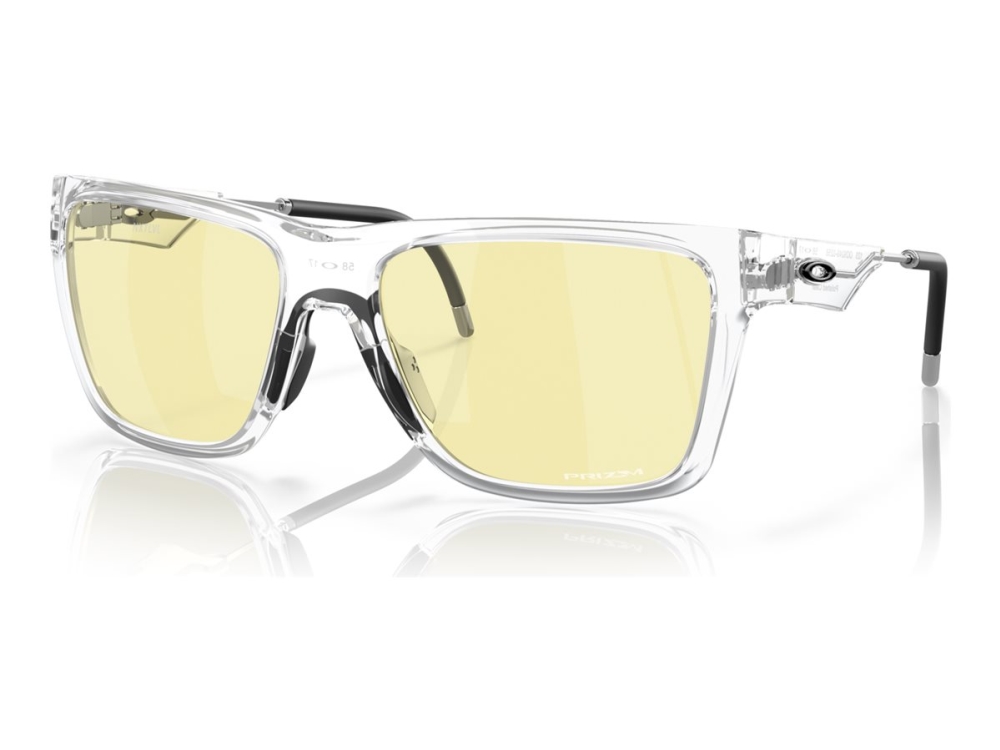 Oakley NXTLVL Gaming Collection OO9249 - Solbriller - for computer, spil - stor - fuld kant - ramme: poleret klar - objektiv: gul