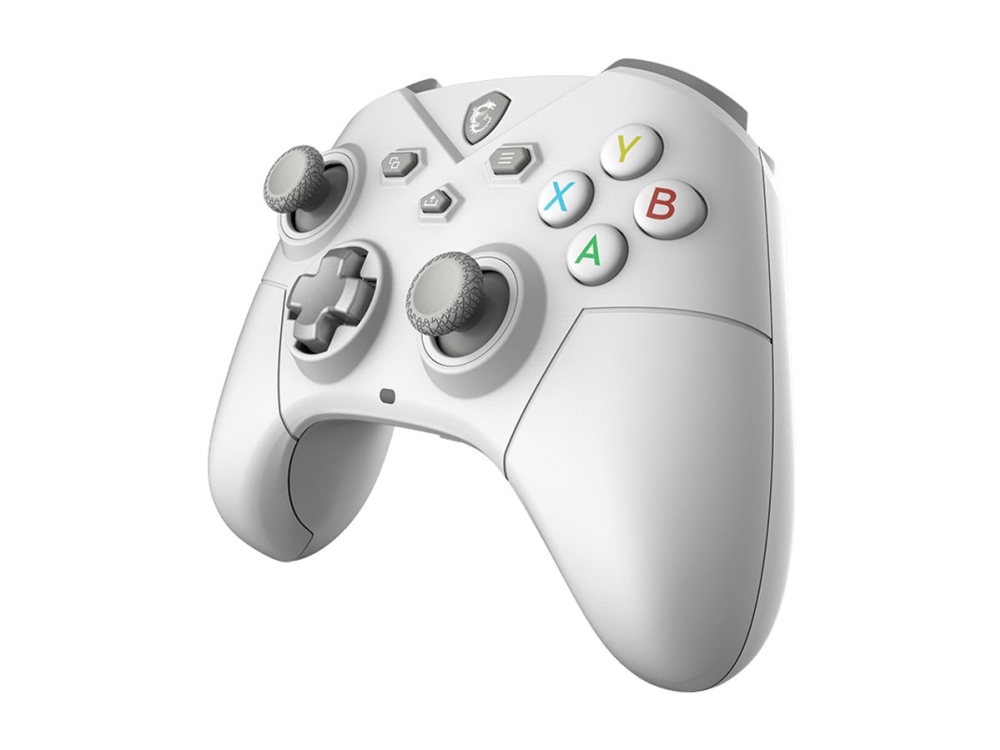 Msi Force Gc300 - Gamepad - 2 Knapper - Trådløs - 2.4 Ghz/Bluetooth - Hvid - For Pc, Android