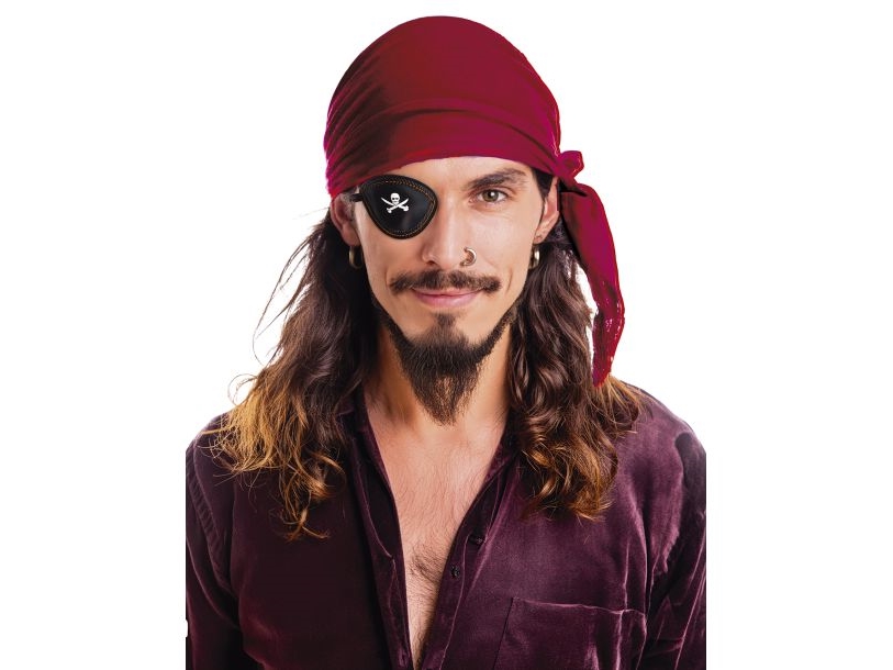 Bordeaux Rød Pirat Bandana