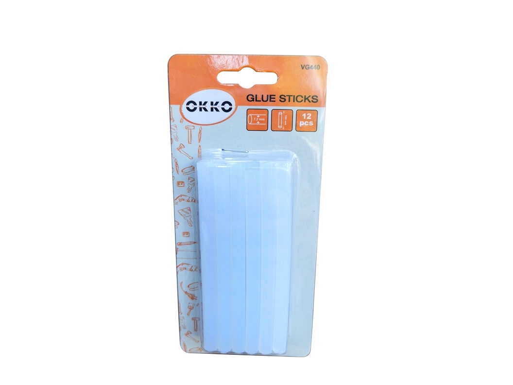 Limstifter OKKO, 12-pak, 7,2x100 mm, transparent