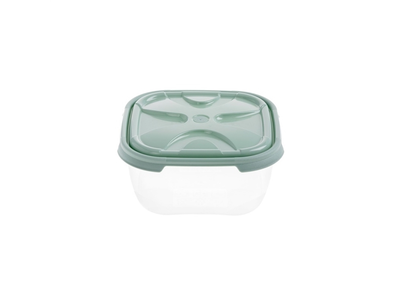 Food Container Square Nordic Green. 1.1L