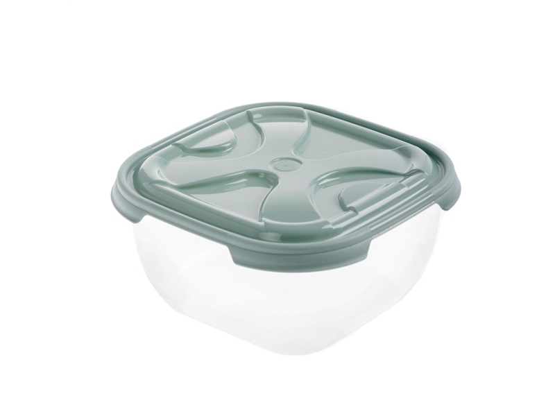 Food Container Square Nordic Green. 2.1L