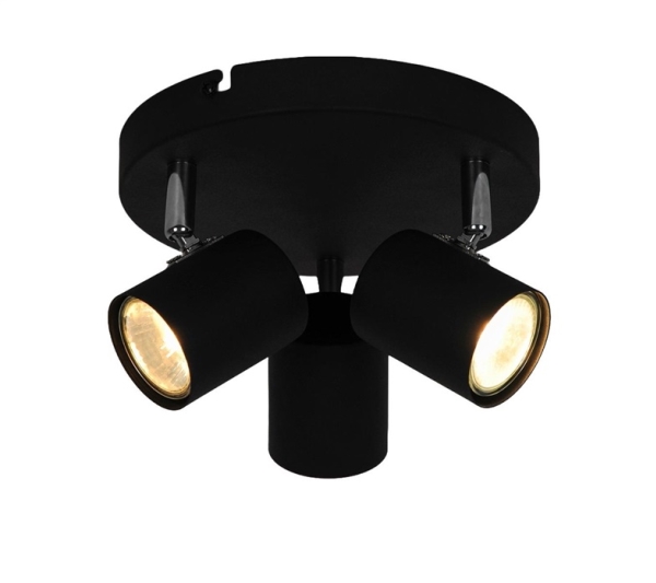 Deckenleuchte Milagro Spot Light Safi 3Xgu10 Schwarz