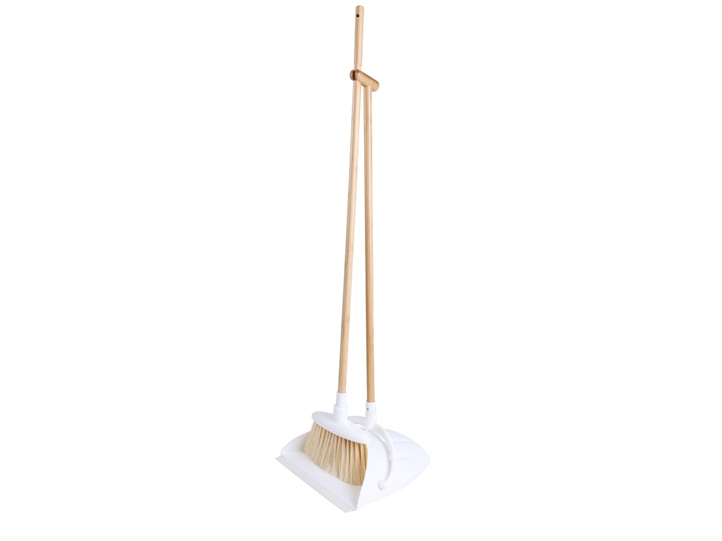 Bambus Besen- Und Kehrblech-Set 26X25x7 Cm