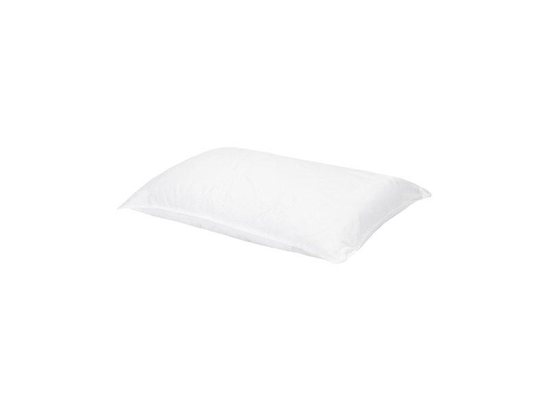 Pillow Okko Cotton Low, White, 50 Cm X 70 Cm