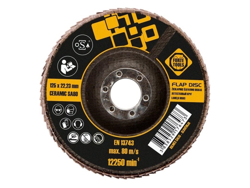 Forte Fächerschleifscheibe Flap 125X22,23 Mm Für Forte T