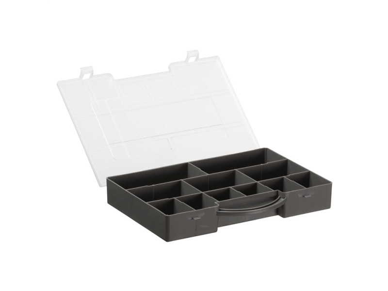 Plast Team Hobby Organizer Behälter Klein Grau Plastteam