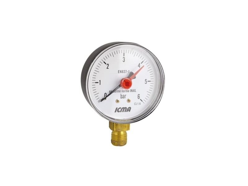 Manometer 63 mm 1/4 6 bar | Luftkonditionering och luftkonditionering | GameStuff