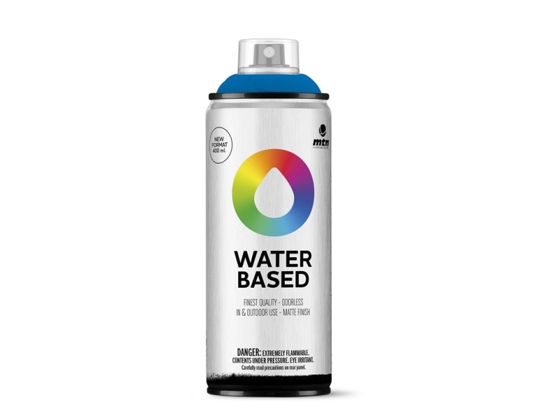 Aerosol Paints Montana Water Based Rv-30, Blue, 0.4 L
