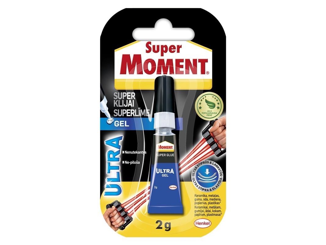 SUPER MOMENT gelveida momentlime, 2 g | Verktyg & Verkstad - Infästning - Lim | GameStuff