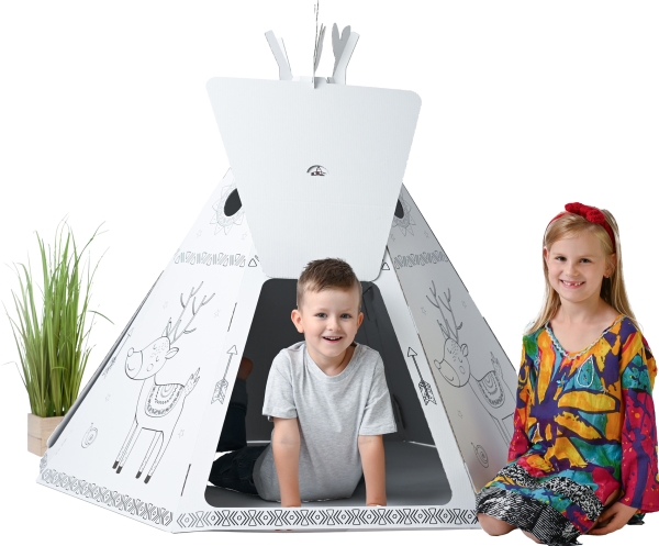 KREATIV TIPI-LEKSAK FÖR ATT VIKA OCH FÄRGLÄGGA | Skrivredskap - Special Skrivredskap - Konstnärsprodukter | GameStuff