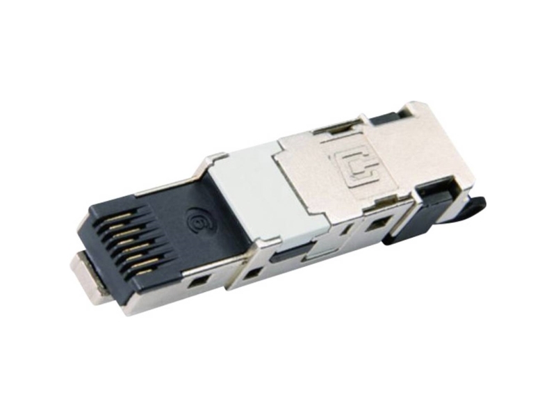 Telegärtner 100007492 Rj-Stecker 100007492 Stecker, Gerade Zinkgrau 1 Stück