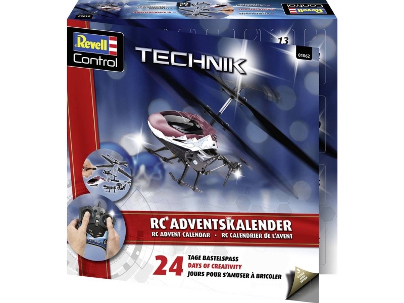 Revell Control Helicopter Collectible Set, Leksaksadventskalender Åldersgrupp från 12 år | Hobby - Alla julkalendrar | GameStuff