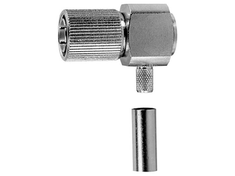 Telegärtner J01070g2001 100024373 1.6, 5.6 Koaxialstecker Stecker, Gewinkelt 50 ? 1 Stück