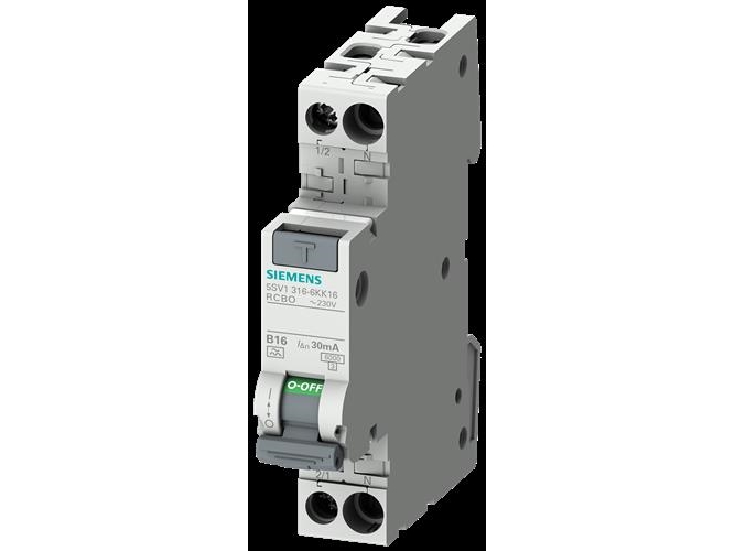 Kombisikring Rcbo Compact 1P+N 6Ka A 30Ma C6
