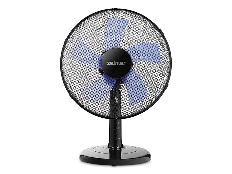 Zelmer ZTF0300, Husholdning ventilator, Sort, Gulv, Bord, Vindue, Plast, 30 cm, Knapper