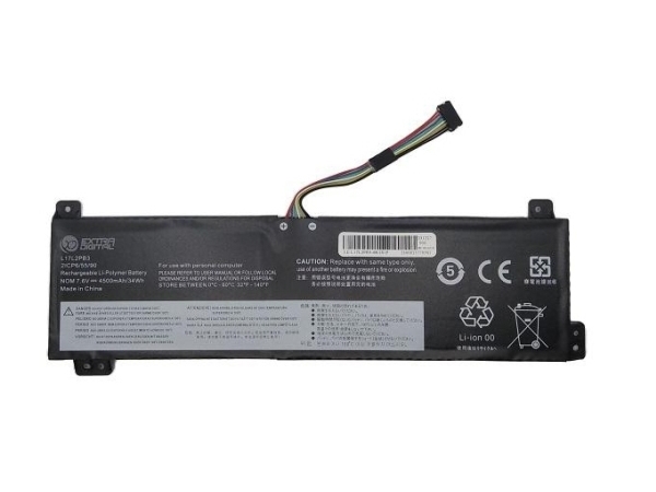 Bateria Extra Digital Laptop Akku Lenovo L17l2pb3, 4500Mah, Extra Digital Advanced