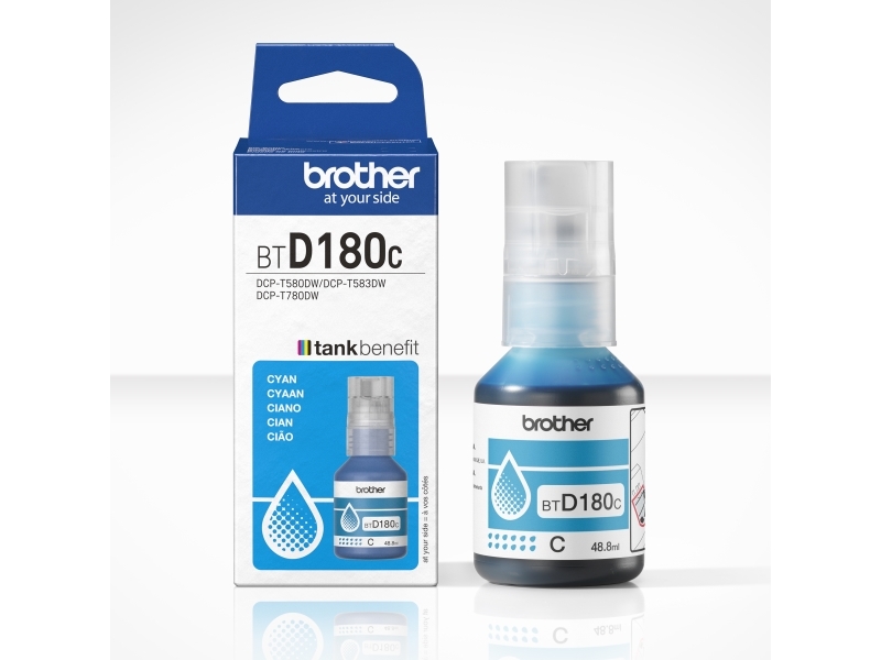 Brother BTD180C, Original, Blå, Brother, DCP-T580DW, DCP-T583DW, DCP-T780DW, 5000 sidor, 1 st | Skrivare - Bläck, toner & förbrukningsvaror - Bläck | GameStuff
