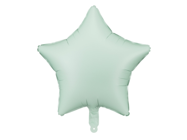 Mintgrüner Stern Folienballon, 48 Cm