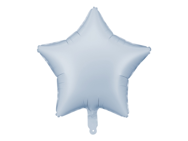 Nebliger Blauer Stern Folienballon, 48 Cm