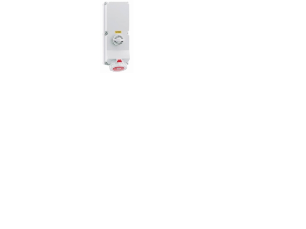 BALS CEE Stikkontakt H6 400V 125A 5 polet, rød BxH: 180x460mm IP67, polyamid | EL Artiklar - Cee & multipolär - Cee material | GameStuff