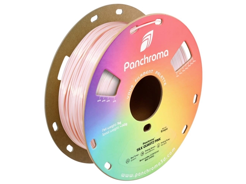 Polymaker Ca03013 Panchroma Silk Filament Pla-Plast Glinsende 1.75 Mm 1000 G Quartz Pink, Pink 1 Stk