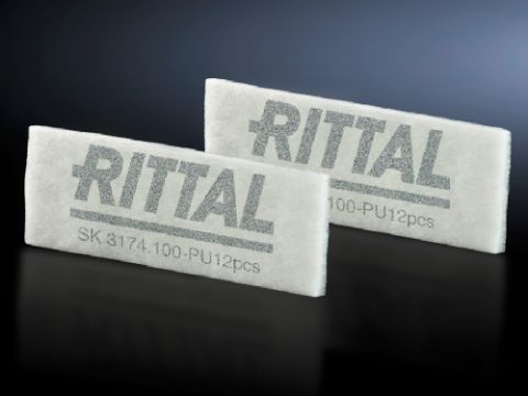 Rittal 3174.100, Filter, Hvid, 12 Stk, 12 G