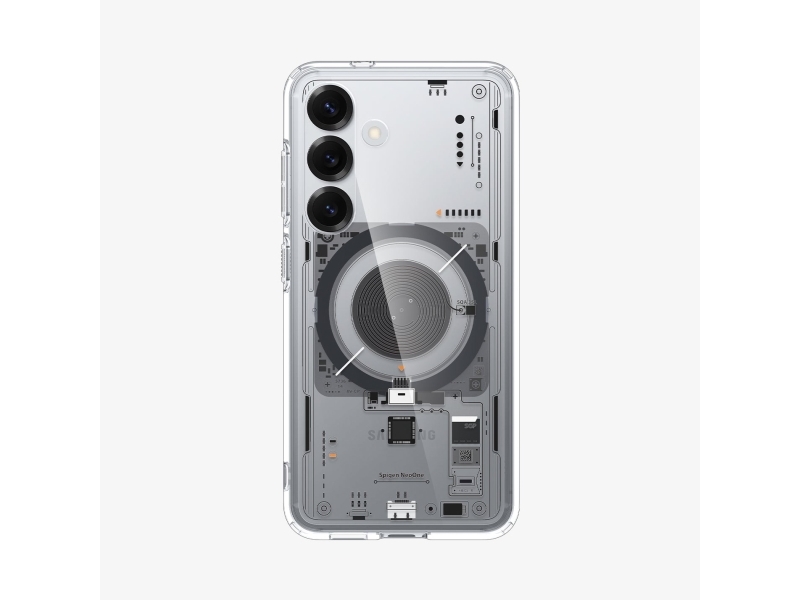 Spigen Ultra Hybrid Neo One (Magfit), Cover, Samsung, Galaxy S25, 15,5 Cm (6.1"), Transparent
