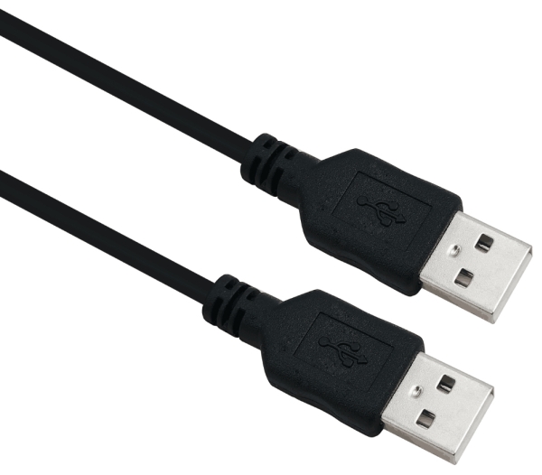 Helos 288301, 5 M, Usb A, Usb A, Usb 2.0, Schwarz